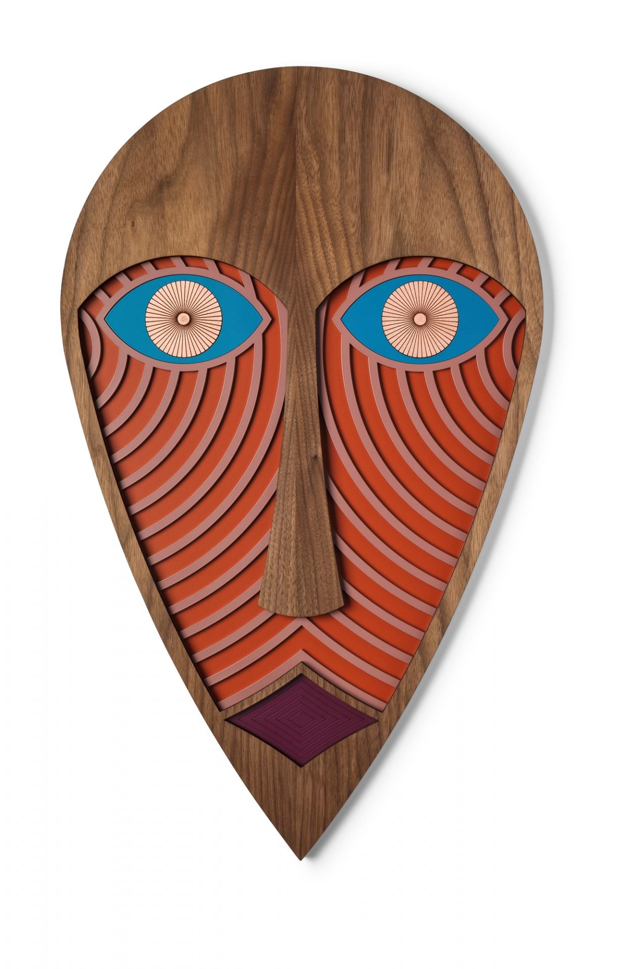 Modern African Maske Small Wandschmuck Umasqu EINZELSTÜCK